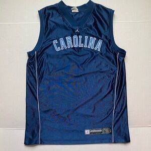 Vintage Nike Team Jordan North Carolina Tar Heels Reversible Basketball Jersey